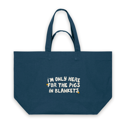 I'm Only Here For The Pigs In Blankets | Tote Bag in Deep Teal (18382_I'm-Only-Here-For-The-Pigs-In-Blankets_STAU117_Deep-Teal_Tote-Bag_Mockup.png)