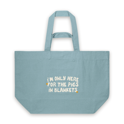 I'm Only Here For The Pigs In Blankets | Tote Bag in Pebble Blue (18387_I'm-Only-Here-For-The-Pigs-In-Blankets_STAU117_Pebble-Blue_Tote-Bag_Mockup.png)