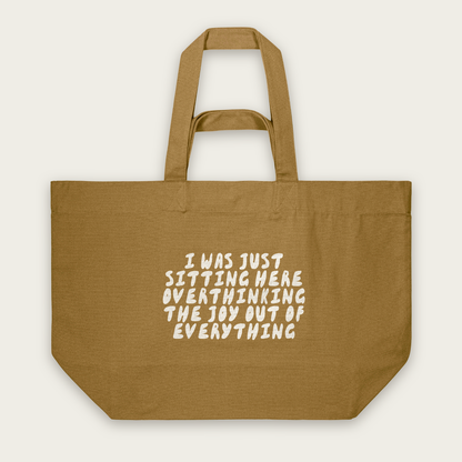 I Was Just Sitting Here Overthinking | Tote Bag in Bronze (18597_I-Was-Just-Sitting-Here_STAU117_Bronze_Tote-Bag_Mockup.png)
