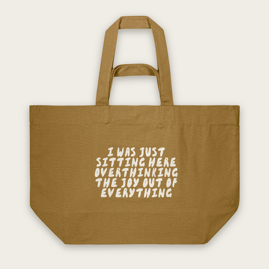 I Was Just Sitting Here Overthinking | Tote Bag in Bronze (18597_I-Was-Just-Sitting-Here_STAU117_Bronze_Tote-Bag_Mockup.png)