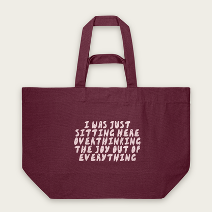I Was Just Sitting Here Overthinking | Tote Bag in Burgundy (18604_I-Was-Just-Sitting-Here_STAU117_Burgundy_Tote-Bag_Mockup.png)
