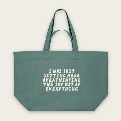 I Was Just Sitting Here Overthinking | Tote Bag in Green Bay (18600_I-Was-Just-Sitting-Here_STAU117_Green-Bay_Tote-Bag_Mockup.png)