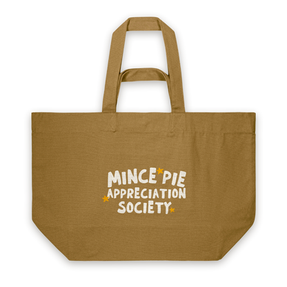 Mince Pie Appreciation Society | Tote Bag in Bronze (18390_Mince-Pie-Appreciation-Society_STAU117_Bronze_Tote-Bag_Mockup.png)