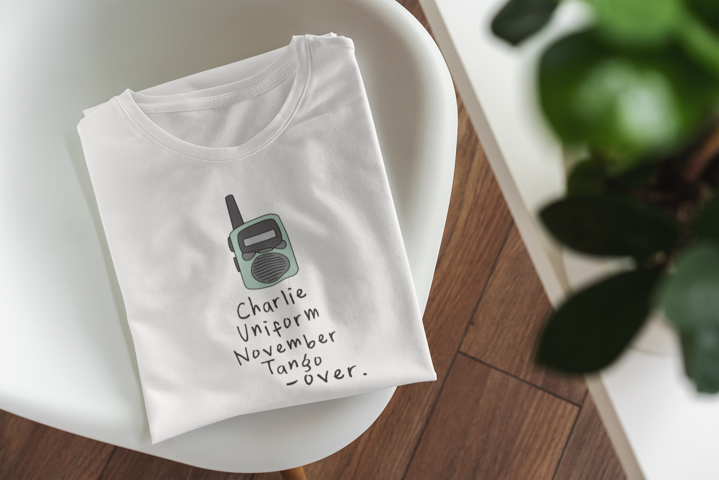 Charlie Uniform November Tango, Over | Organic Unisex T Shirt