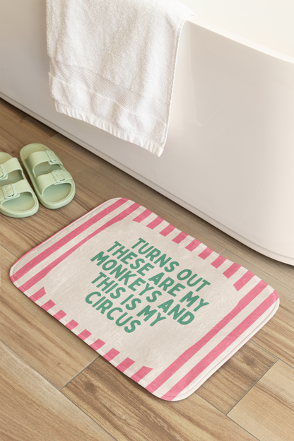 Turns Out These Are My Monkeys | Bath Mat