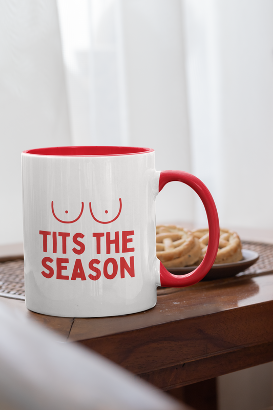 Tits The Season | Christmas Ceramic Mug