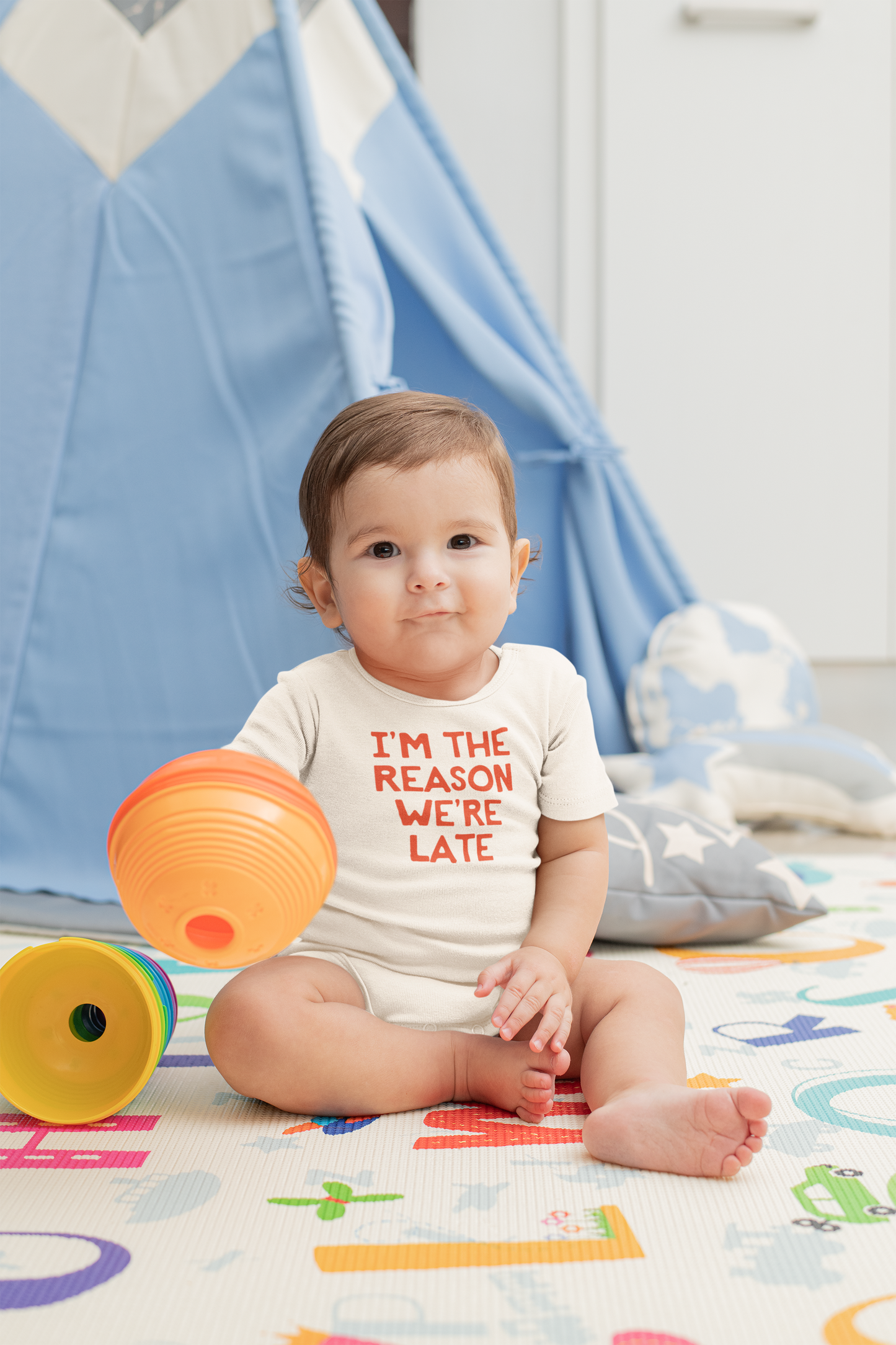 Baby Bodysuit | I'm The Reason We're Late