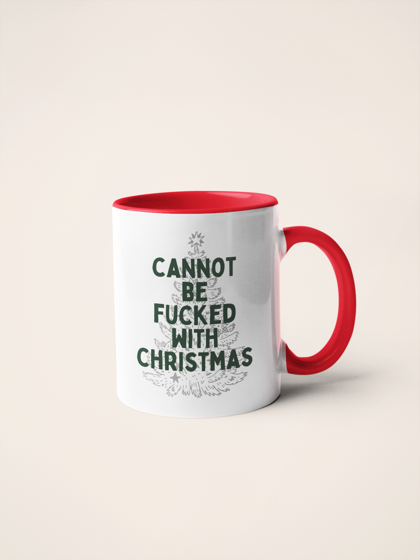 Cannot Be Fucked With Christmas | Christmas Ceramic Mug