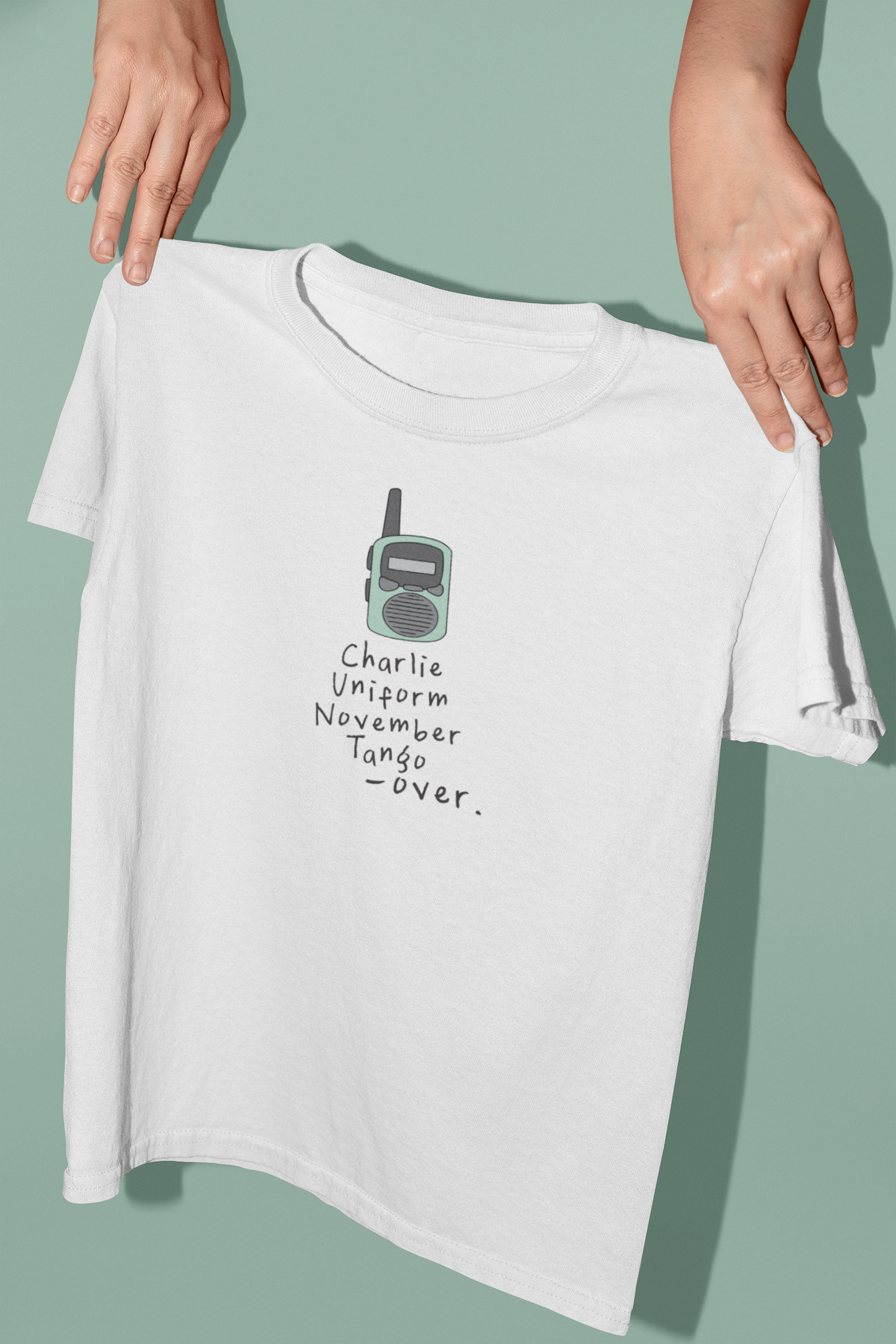 Charlie Uniform November Tango, Over | Organic Unisex T Shirt