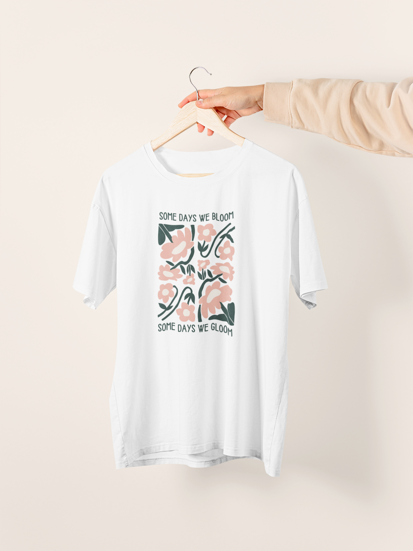 Some Days We Bloom Some Days We Gloom | Unisex Organic T Shirt