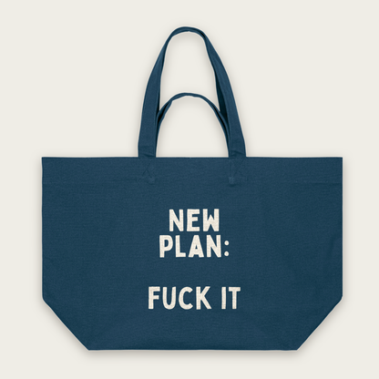 New Plan Fuck It | Tote Bag in Deep Teal (18652_New-Plan-Fuck-It_STAU117_Deep-Teal_Tote-Bag_Mockup.png)