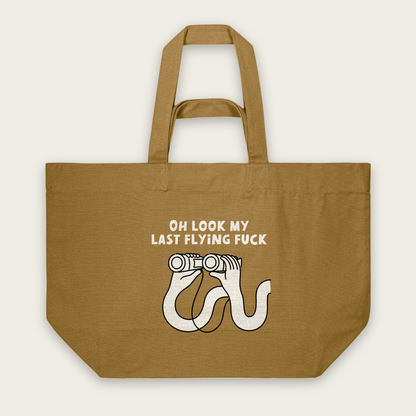 Oh Look My Last Flying Fuck | Tote Bag in Bronze (18686_Oh-Look-My-Last-Flying-Fuck_STAU117_Bronze_Tote-Bag_Mockup.png)