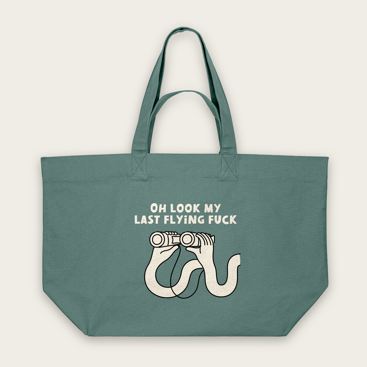 Oh Look My Last Flying Fuck | Tote Bag in Green Bay (18689_Oh-Look-My-Last-Flying-Fuck_STAU117_Green-Bay_Tote-Bag_Mockup.png)