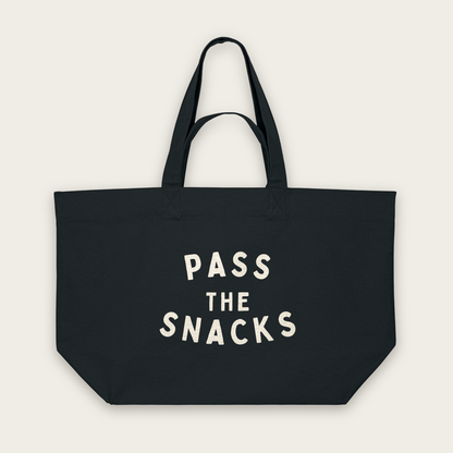 Pass The Snacks | Tote Bag in Black (18703_Pass-The-Snacks_STAU117_Black_Tote-Bag_Mockup.png)