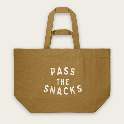Pass The Snacks | Tote Bag in Bronze (18704_Pass-The-Snacks_STAU117_Bronze_Tote-Bag_Mockup.png)
