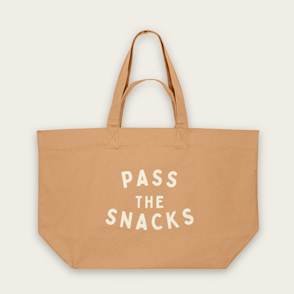Pass The Snacks | Tote Bag in Latte (18708_Pass-The-Snacks_STAU117_Latte_Tote-Bag_Mockup.png)