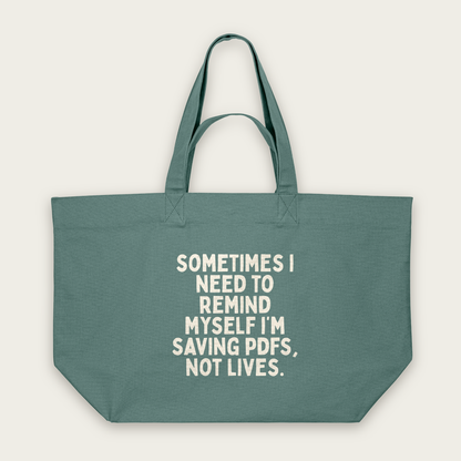 Sometimes I Need To Remind Myself | Tote Bag in Green Bay (18787_Sometimes-I-Need-To-Remind-Myself_STAU117_Green-Bay_Tote-Bag_Mockup.png)