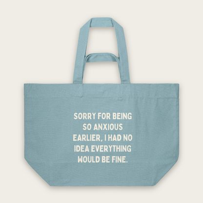 Sorry For Being So Anxious Earlier | Tote Bag in Pebble Blue (18799_Sorry-For-Being-So-Anxious-Earlier_STAU117_Pebble-Blue_Tote-Bag_Mockup.png)