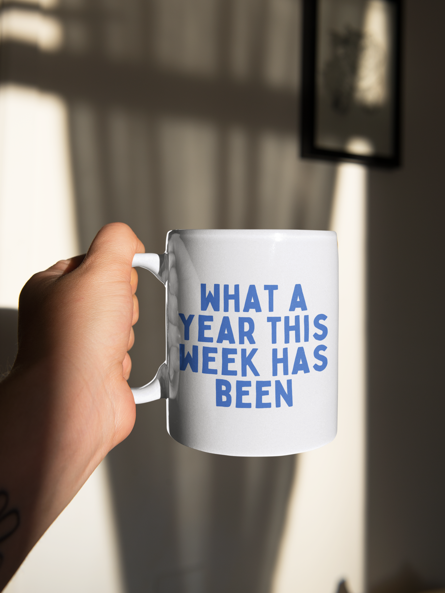 What A Year This Week Has Been | Blue | Ceramic Mug