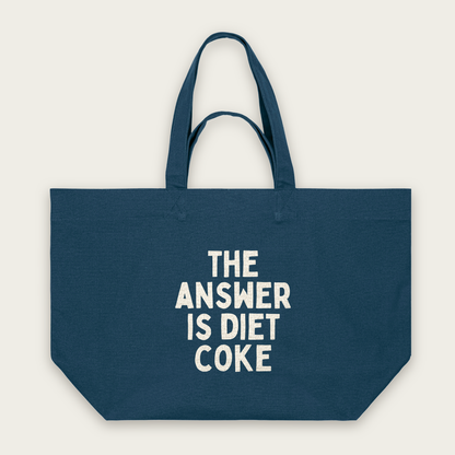 The Answer Is Diet Coke | Tote Bag in Deep Teal (18806_The-Answer-Is-Diet-Coke_STAU117_Deep-Teal_Tote-Bag_Mockup.png)