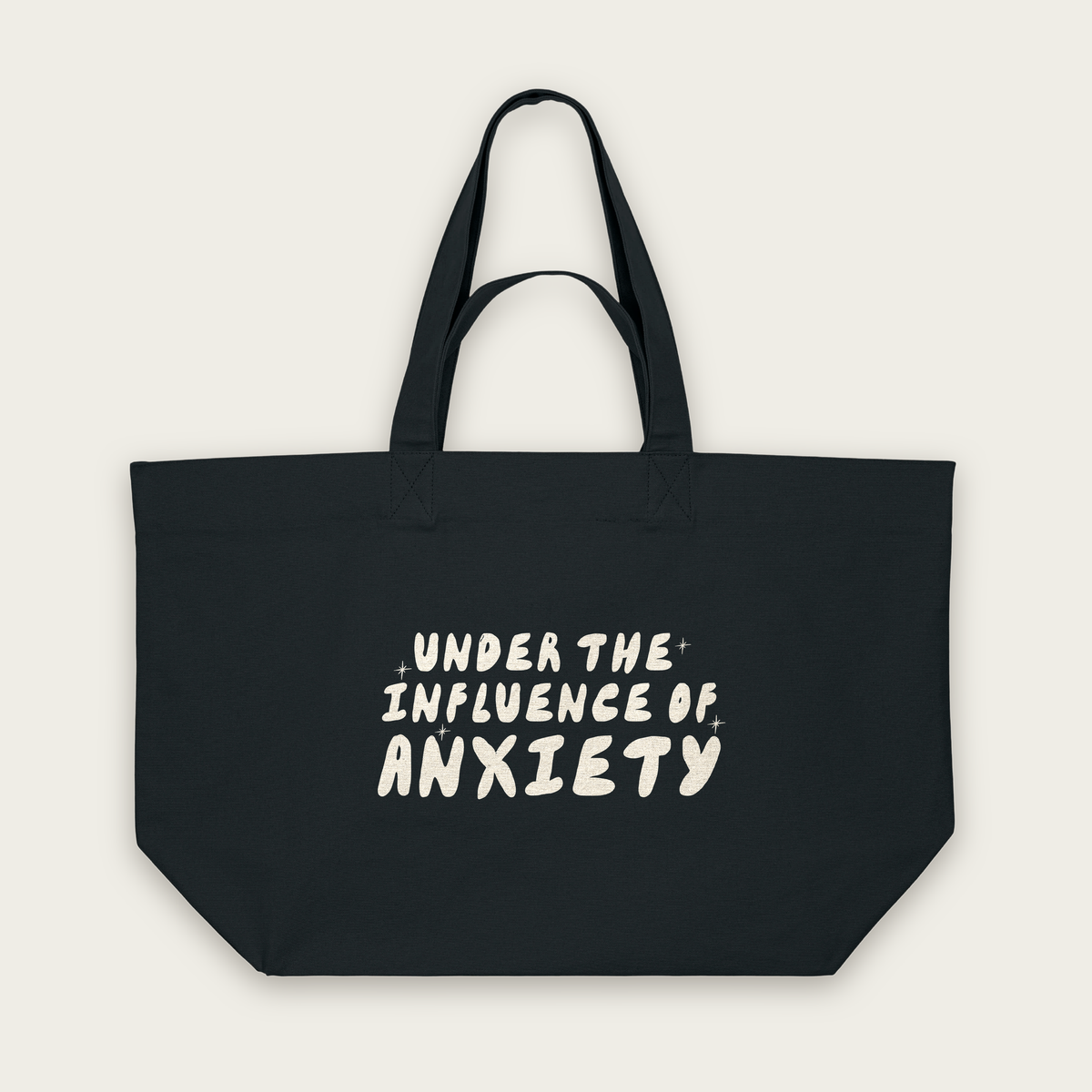 Under The Influence Of Anxiety | Tote Bag in Black (18849_Under-The-Influence-Of-Anxiety_STAU117_Black_Tote-Bag_Mockup.png)