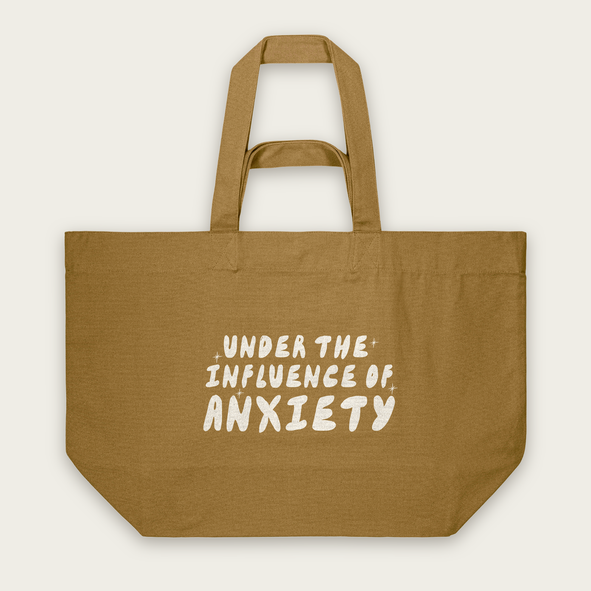 Under The Influence Of Anxiety | Tote Bag in Bronze (18850_Under-The-Influence-Of-Anxiety_STAU117_Bronze_Tote-Bag_Mockup.png)