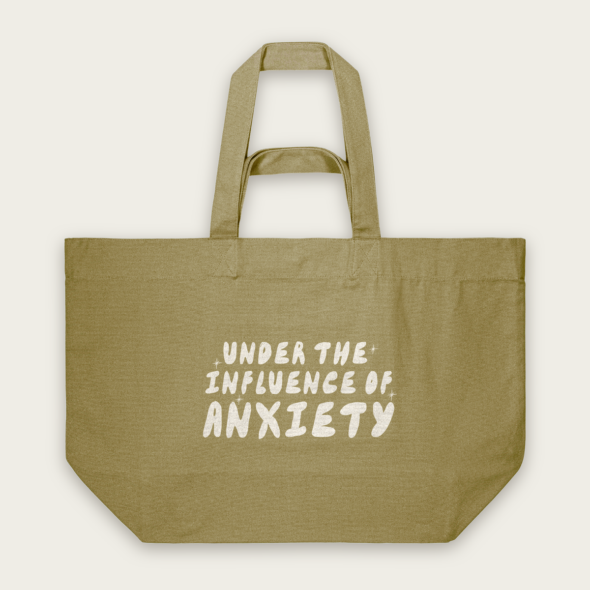 Under The Influence Of Anxiety | Tote Bag in Faded Olive (18852_Under-The-Influence-Of-Anxiety_STAU117_Faded-Olive_Tote-Bag_Mockup.png)