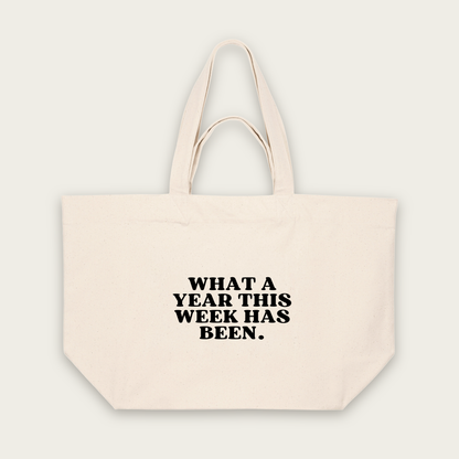 What A Year This Week Has Been | Tote Bag in Natural Raw (18882_What-A-Year-This-Week-Has-Been_STAU117_Natural-Raw_Tote-Bag_Mockup.png)