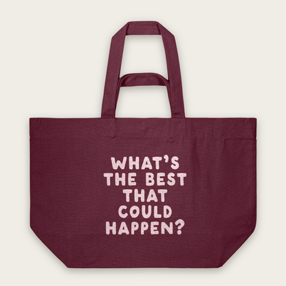 What's The Best That Could Happen | Tote Bag in Burgundy (18902_What's-The-Best-That-Could-Happen_STAU117_Burgundy_Tote-Bag_Mockup.png)