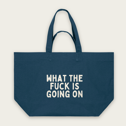 What The Fuck Is Going On | Tote Bag in Deep Teal (18886_What-The-Fuck-Is-Going-On_STAU117_Deep-Teal_Tote-Bag_Mockup.png)